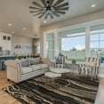thumbnail image 2 of Masters Silt Blue Area Rug 8x103 Easy Care Polypropylene Artistic Design, 2 of 6