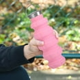thumbnail image 6 of Water Bottles, 500ml Portable Foldable Expandable Water Bottle Sports Cups, Leak Proof And Reusable, For Outdoor Activities Travel, Xinsrenus Under $5! Water Bottles, 500ml Portable, 6 of 7