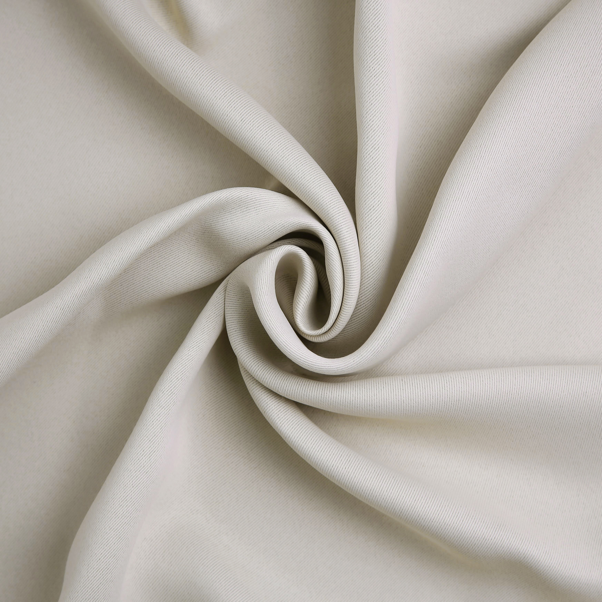 Sun Zero Nolan Energy Efficient Blackout Grommet Single Curtain Panel, 54" X 84", Pearl