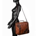 thumbnail image 3 of 2 Piezas de Hombro Cruzado Menajeros de material cuero Artificial Gótico Punk para Ordenador Portátil BLESIY Bolsos Steampunk para mujer, 3 of 8