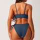 thumbnail image 3 of Traje de baño para mujer, bikini de tirantes sin espalda de color liso para mujer, trajes de baño para mujer, conjuntos de bikini para mujer, trajes de baño de bikini para mujer, 3 of 3