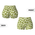 thumbnail image 5 of Haiem Lovely Chickens No Front Seam Biker Shorts for Women Yoga Workout Gym Bike Shorts with Tummy Control Moisture-Wicking-, 5 of 9
