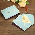 thumbnail image 6 of Unique Bargains Envelopes with Gold Border Envelopes for Cards V Flap Envelopes Green, 6 of 7