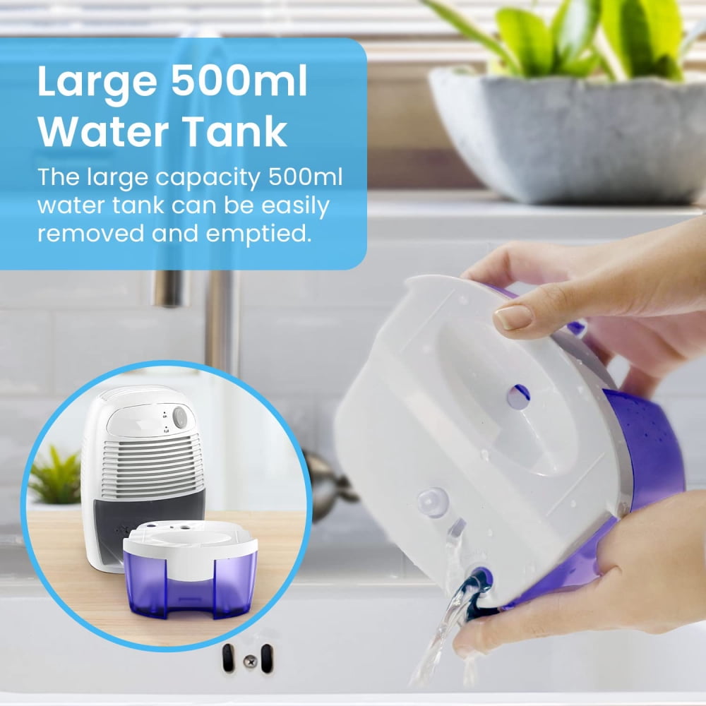 Electric Mini USB Dehumidifier,Household Mini Dehumidifier USB Air Dryer Machine Removes Moisture Humidity for Bedroom Home Kitchen, Basement
