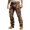 A-Coffee756, variant on Confetti Print Cargo Pants For Men Belt Closure Straight Cut Street Long Slacks