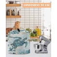 thumbnail image 4 of Teal Turtle Coastal Stand Mixer Dust Cover with Storage Pocket & Handles,Summer Beach Starfish Nautical Sea Fits All Tilt Head & Bowl Lift Kitchen Appliance Cover Organizer Bag Accessories,6-8 Quart, 4 of 6