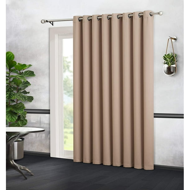 extra wide patio door curtains