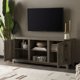 thumbnail image 4 of 58 Inch Tv Stand Living Room Furniture for Modern Tv Grey Cabinet Table Luxury Console Cabinets Home My Lux Decor Round, 4 of 7