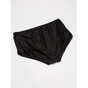 Women's Bali DFDBB3 Double Support Brief Panty - 3 Pack (black/soft taupe 6)