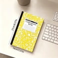 thumbnail image 3 of Composition Notebook, Marble Composition Notebooks, Wide Ruled Composition Books, Marble Cover Notepad, 30 Sheets Lined Cute Journal Notebooks, Classroom Office Supplies, 8.3" x 5.5", Yellow, 3 of 3