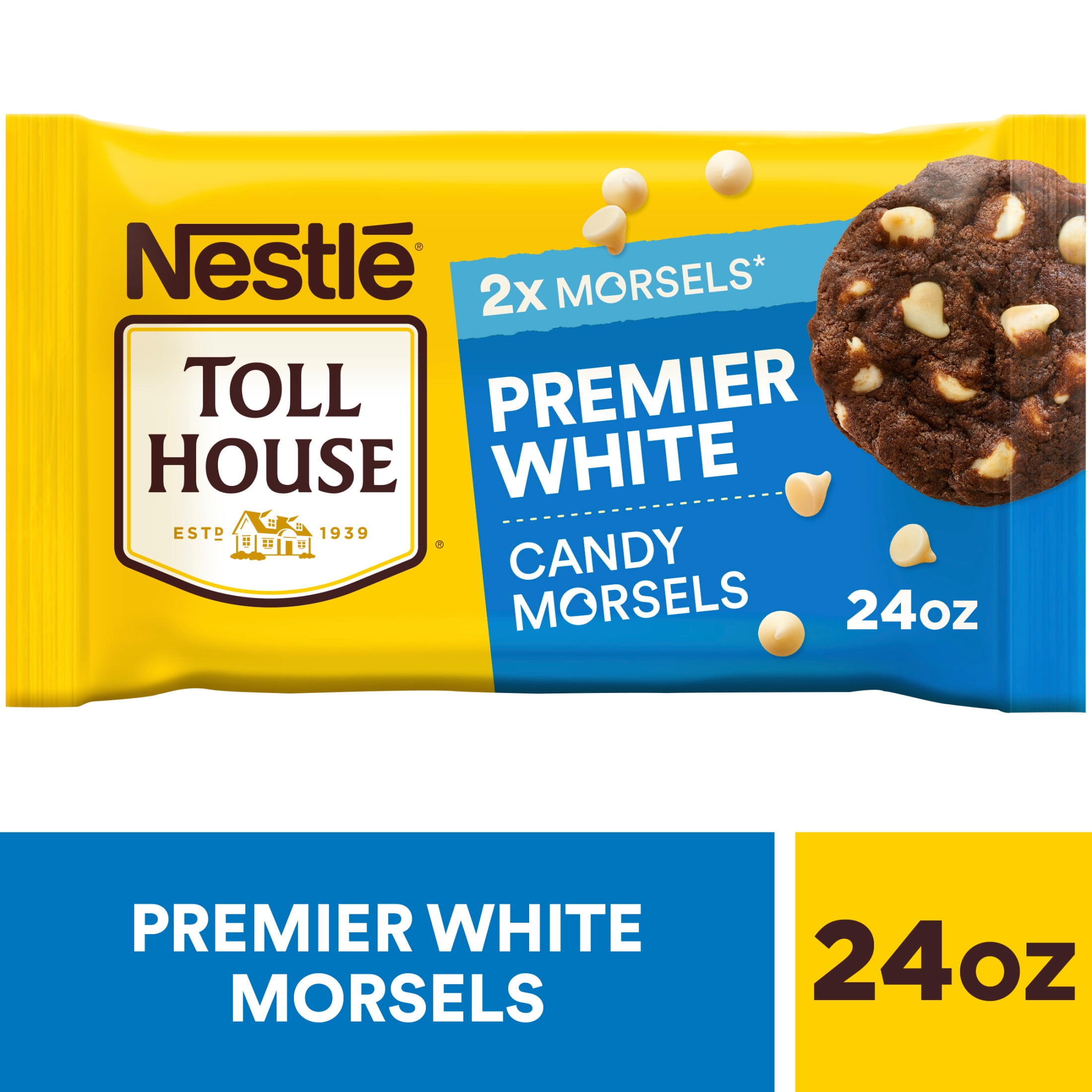Nestle Toll House Premier White Regular Baking Chips, Morsels for