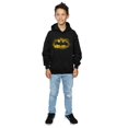 thumbnail image 4 of DC Comics Boys Batman Spray Logo Hoodie, 4 of 5