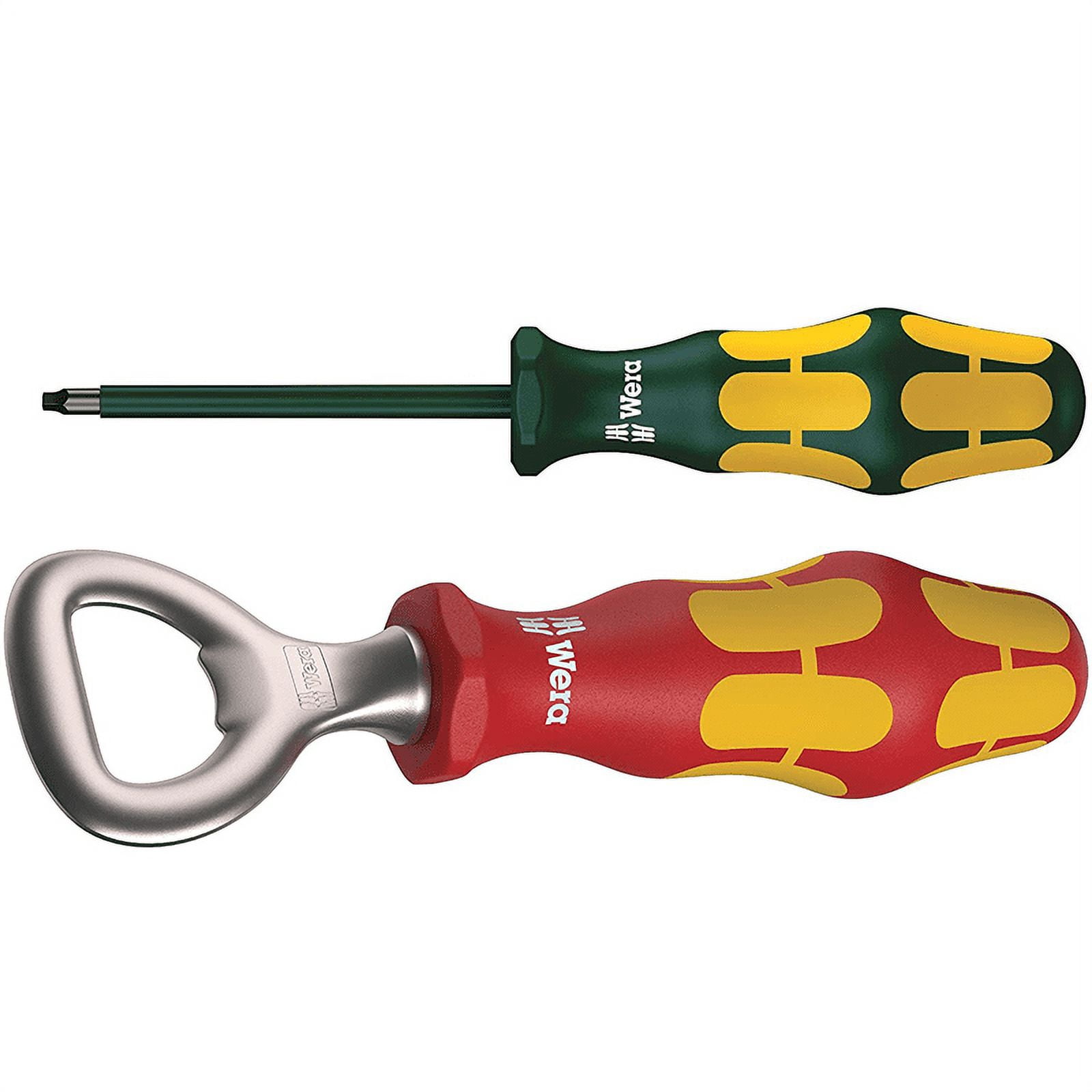 Wera 136018 Kraftform 100 iS/7 VDE Slim Screwdriver Set 3, PH/SQ/SL, 7 Pieces