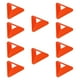 thumbnail image 5 of 10 conos de entrenamiento de fútbol, ​​conos triangulares de fútbol, ​​placa de entrenamiento deportivo, conos de fútbol de agilidad para juegos y actividades al aire libre. Naranja, 5 of 9