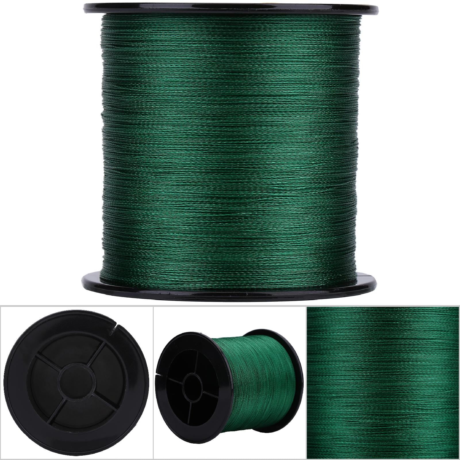 Shexton Sedal de Pesca, 1pc 500m PE Trenzado 4 hebras Lneas de Pesca sper Fuertes Cuerda de Pescado multifilamento Cordn Verde(1)