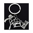 thumbnail image 7 of HONITANO 1Set Sewing Charm or Keyring Metal Keychain with Scissors Ruler Design for, 7 of 7