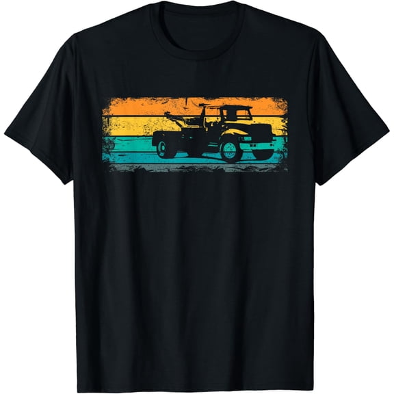t-shirtVintage Wrecker - Retro Tow Truck Driver T-Shirt mens t shirt，black，women，funny，misfits，men，journey