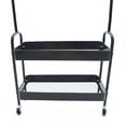 thumbnail image 6 of Clothing Rack Garment Rack Clothes Hanger Rolling Base w/ 2 Metal Basket Retail, 6 of 11