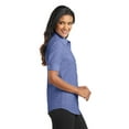 thumbnail image 3 of Port Authority Ladies Short Sleeve SuperPro Oxford Shirt, 3 of 6