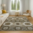 thumbnail image 7 of Addison Rugs Mayfield Premium Machine Washable Transitional Panels Brown Rectangle Rug, 8' x 10', 7 of 7