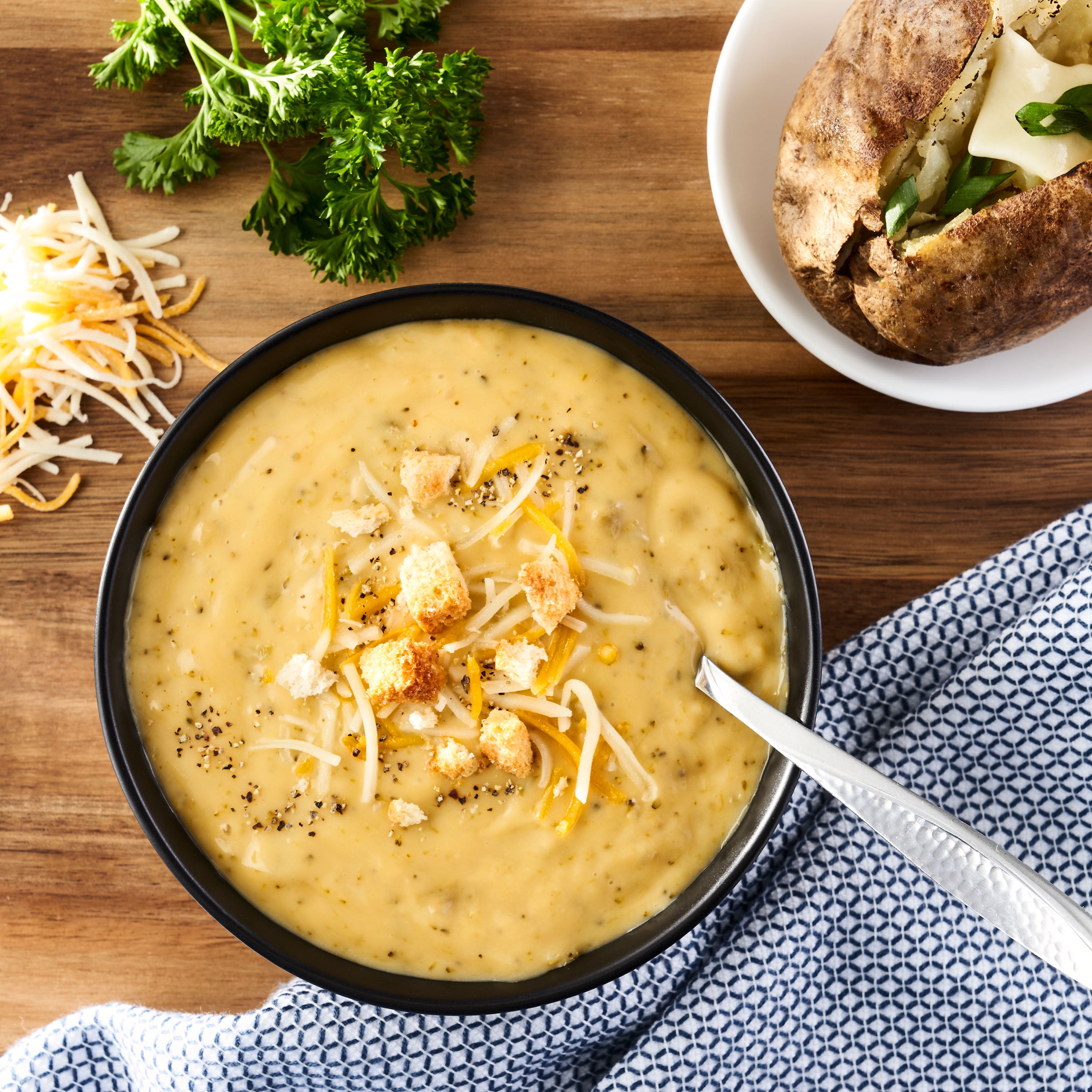 Great Value Broccoli & Cheddar Condensed Soup, 10.5 oz Can