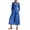 05-Blue&blazer suit set for women, variant on QATAINLAV Women's 2 Piece Pant Suits Dressy Blazer Wide Leg Pants Matching Sets Solid Color Business Casual Outfits, Blue, XXL