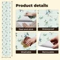 thumbnail image 5 of Farmhouse Peel and Stick Wallpaper 17.7in x 9.8ft Watercolor Ducks Greenery Soft Checkered Contact Paper Vinyl Self-Adhesive Removable Wall Paper for Bedroom Kitchen Cabinet Renter Friendly, 5 of 8