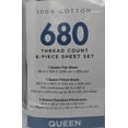 thumbnail image 2 of Kirkland Signature 680 Thread Count Sheet Set (Queen, Gray), 2 of 2