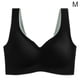 thumbnail image 1 of Sujetador sin costuras Sport Yoga Running Hacer subir Vest Underwire Soft Sleep Ropa interior de mujer, Negro, M Sweethay  AP001300-01B, 1 of 7