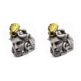 thumbnail image 2 of Jumpingount Anillo de cabeza de hombre viejo estilo Retro escultura de concha dorada clásica anillos de plata joyería Universal fiesta mujeres Type6 NO6, 2 of 6