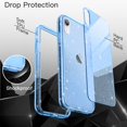 thumbnail image 6 of JETech Glitter Case for iPhone XR, 6.1-Inch, Bling Sparkle Shockproof Phone Bumper Cover, Cute Sparkly for Women and Girls (Blue), 6 of 7