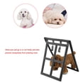 thumbnail image 3 of Puerta de plástico para mascotas, perros, cachorros y gatos, con cierre magnético, para mosquitera, ventana (negro XL), 3 of 13