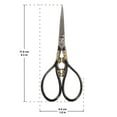 thumbnail image 6 of JubileeYarn Scrollwork Embroidery Craft Scissors - Black - 10 Pairs, 6 of 6