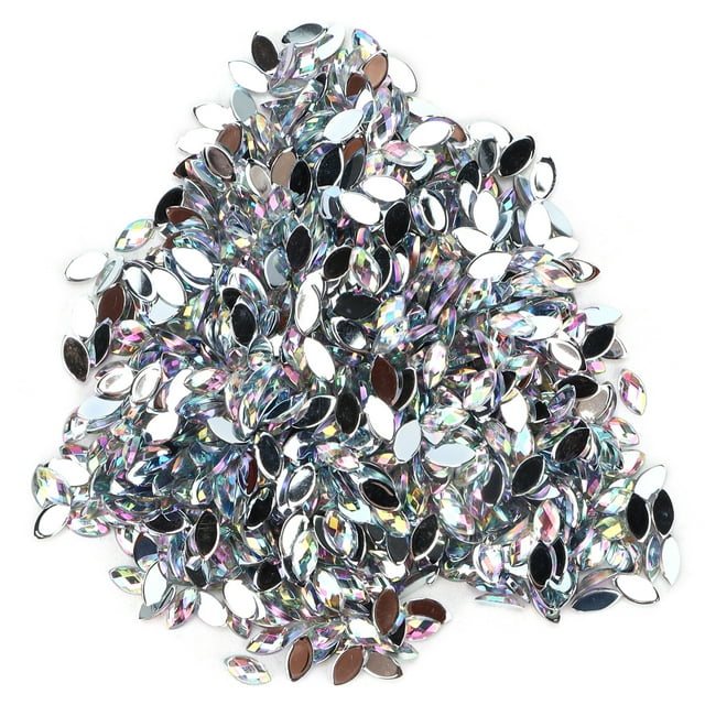 Crafts Rhinestones,1000pcs Crafts Rhinestones DIY Horse Eye Crystals Glass Rhinestones Solid Performance
