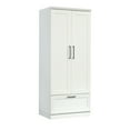 thumbnail image 4 of Sauder HomePlus Bedroom Wardrobe Armoire, Soft White Finish, 4 of 14