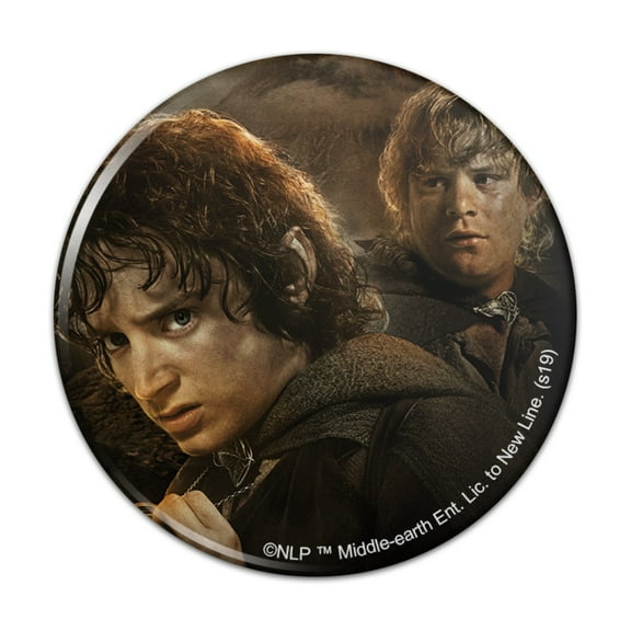 The Lord of the Rings Frodo and Sam Characters Kitchen Refrigerator Locker Button Magnet