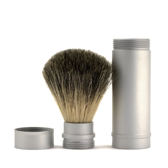 FACEGA Men Shave Brush Portable Shaving Brush Travel Beard Brush Men Shaving Brush