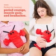 thumbnail image 5 of Menstruation Crustacean Lobster Microwaveable Heating Pad for Cramp Relief, Gifts for Teens, 5 of 9