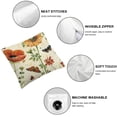 thumbnail image 6 of nygtbtfer Throw Pillow Covers Set of 2 Plants Patio Decorative Pillow Cushion Cases Outdoor Cushion Covers for Couch Sofa Bedroom Car Home Decor White, 6 of 7