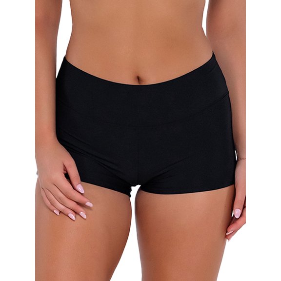 Sunsets Swimwear Black Kinsley Swim Short