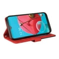 thumbnail image 4 of Case for LG K51 Leather Wallet Book Flip Folio Stand View Cover - Red, 4 of 5