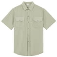 thumbnail image 3 of Mens Hawaiian Shirt, Short Sleeves Floral Button Down Beach Shirts Lapel Tops Slim Fit Breathable Tees Button Down Tops, 3 of 6