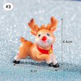 thumbnail image 3 of Cute Christmas Ornaments Resin Xmas Santa Claus Snowman Micro Landscape Miniature Desk Accessories Ornament New Year Gift, 3 of 5