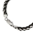 thumbnail image 2 of Primal Steel Stainless Steel Polished and Black IP-plated 24-inch Necklace, 2 of 7