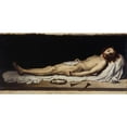 thumbnail image 3 of Adolphe-Henri Dubasty 18x11 Black Modern Framed Museum Art Print Titled - Dead Christ (1873), 3 of 5