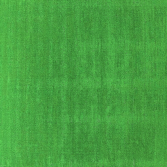 Ahgly Company Indoor Square Solid Green Modern Area Rugs, 8' Square