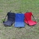 thumbnail image 4 of CojíN de Asiento Plegable Multifuncional para Acampar con Respaldo Estadio Al Aire Libre Hierba Silla de Playa CojíN de Descanso para Campamento, Rojo, 4 of 5