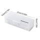 thumbnail image 3 of Cajón de Escritorio de 7 Paneles | Organizador con Tapa Abatible para Cables, Cargadores, Auriculares y Memorias Usb | Organizador de Plástico Transparente para Artículos Pequeños En El Escritorio de, 3 of 6