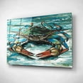 thumbnail image 2 of Epic Art 'Blue Palette Crab II' by Carolee Vitaletti, Acrylic Glass Wall Art, 24"x16", 2 of 3