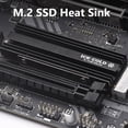 thumbnail image 3 of M.2 NGFF NVME 2280 SSD Heatsink Aluminum Alloy Solid State Disk Drive Radiator Cooler Cooling Pad for Desktop PC PS5 Heatsink 3PCS, 3 of 5